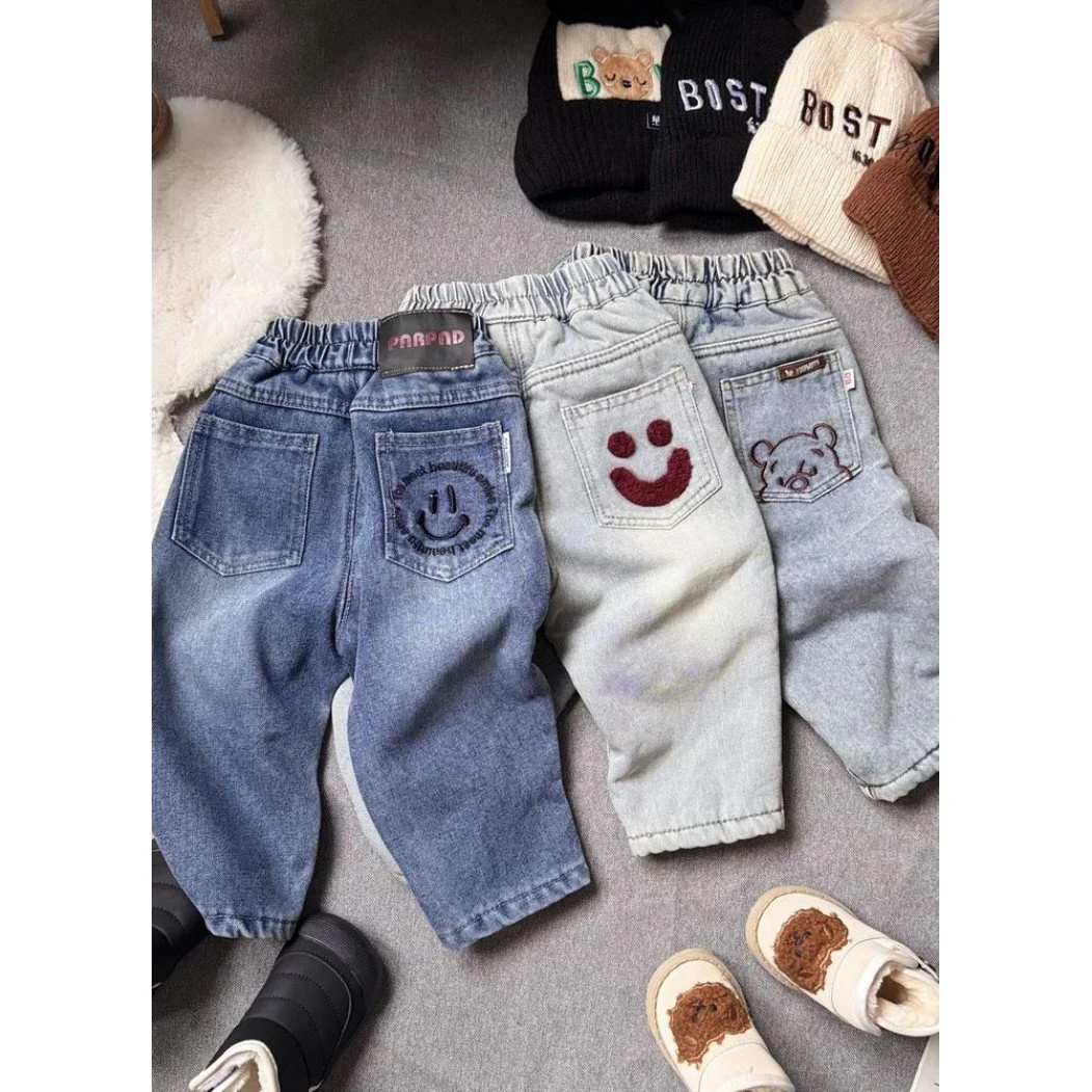 3 кольори! теплі джинси на хутрі для хлопчика від 80 до 140 см, фото №2 3 кольори! теплі джинси на хутрі для хлопчика від 80 до 140 см, фото №2