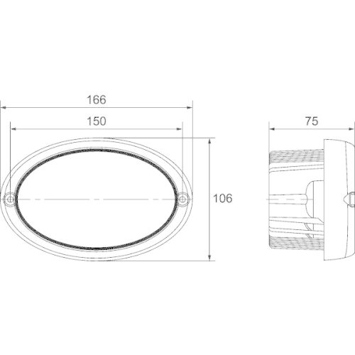 Рабочая фара HELLA 1GA 996 761-021 для KÄSSBOHRER, фото №4