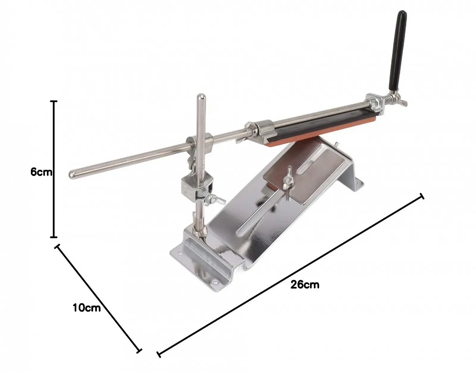 Набор для заточки ножей Профессиональная система из нержавеющей стали с 4 камнями компактная, фото №10