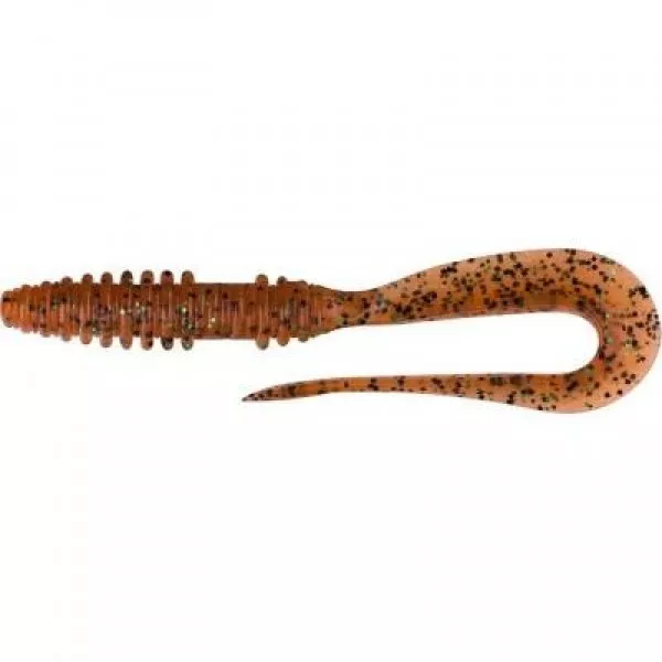 Силикон рыболовный Keitech Mad Wag Mini 3.5" (10 шт/упак) ц:ea#01 orange pepper (1551.07.63), фото №1