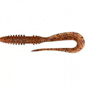 Силикон рыболовный Keitech Mad Wag Mini 3.5" (10 шт/упак) ц:ea#01 orange pepper (1551.07.63) - Фото 1