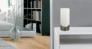 Настільна лампа Trango Andrea 2017-02 LED E14 3000 K Glass White - Фото 1