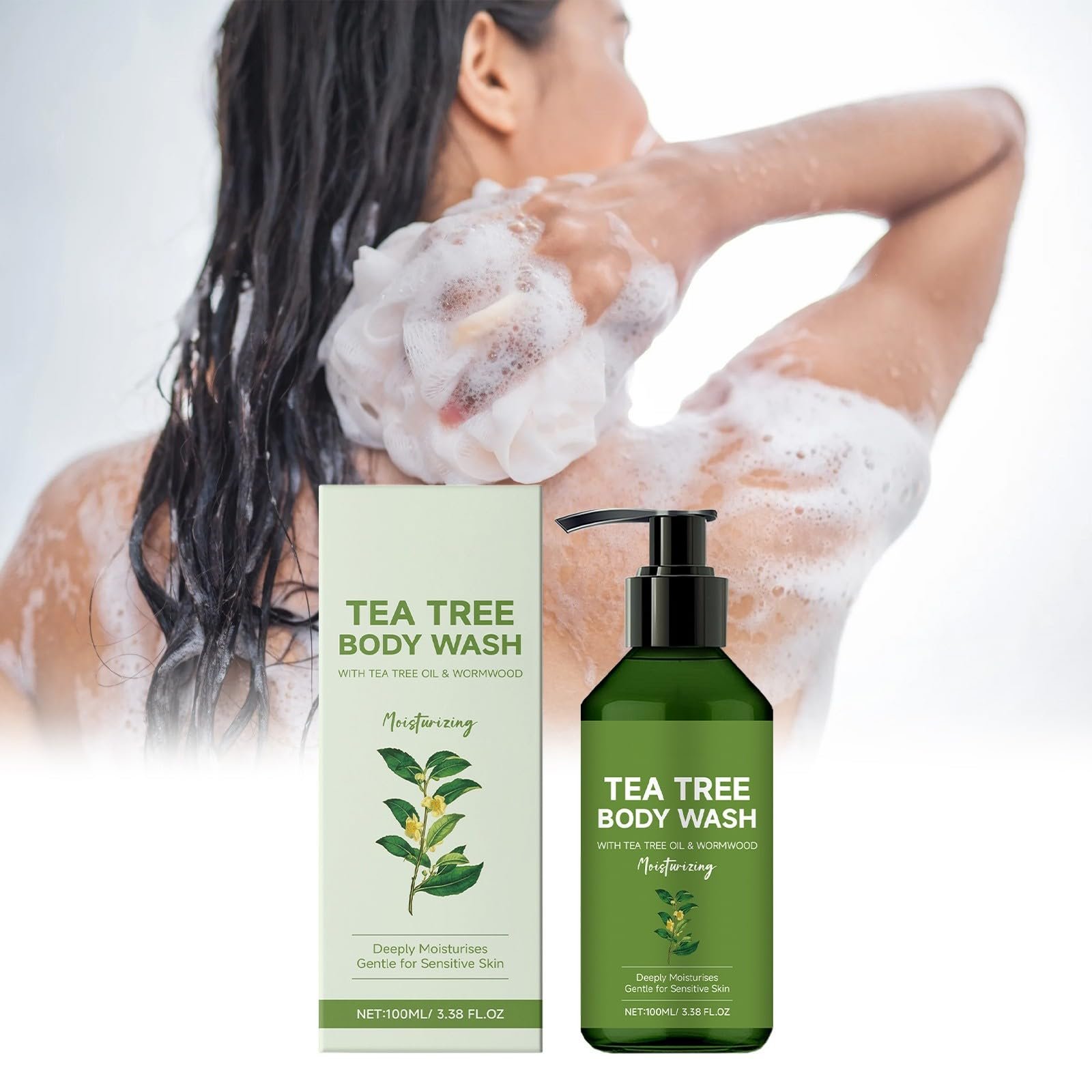 Гель для душу Tea Tree Oil зволожуючий 2 шт., фото №4 Гель для душу Tea Tree Oil зволожуючий 2 шт., фото №4