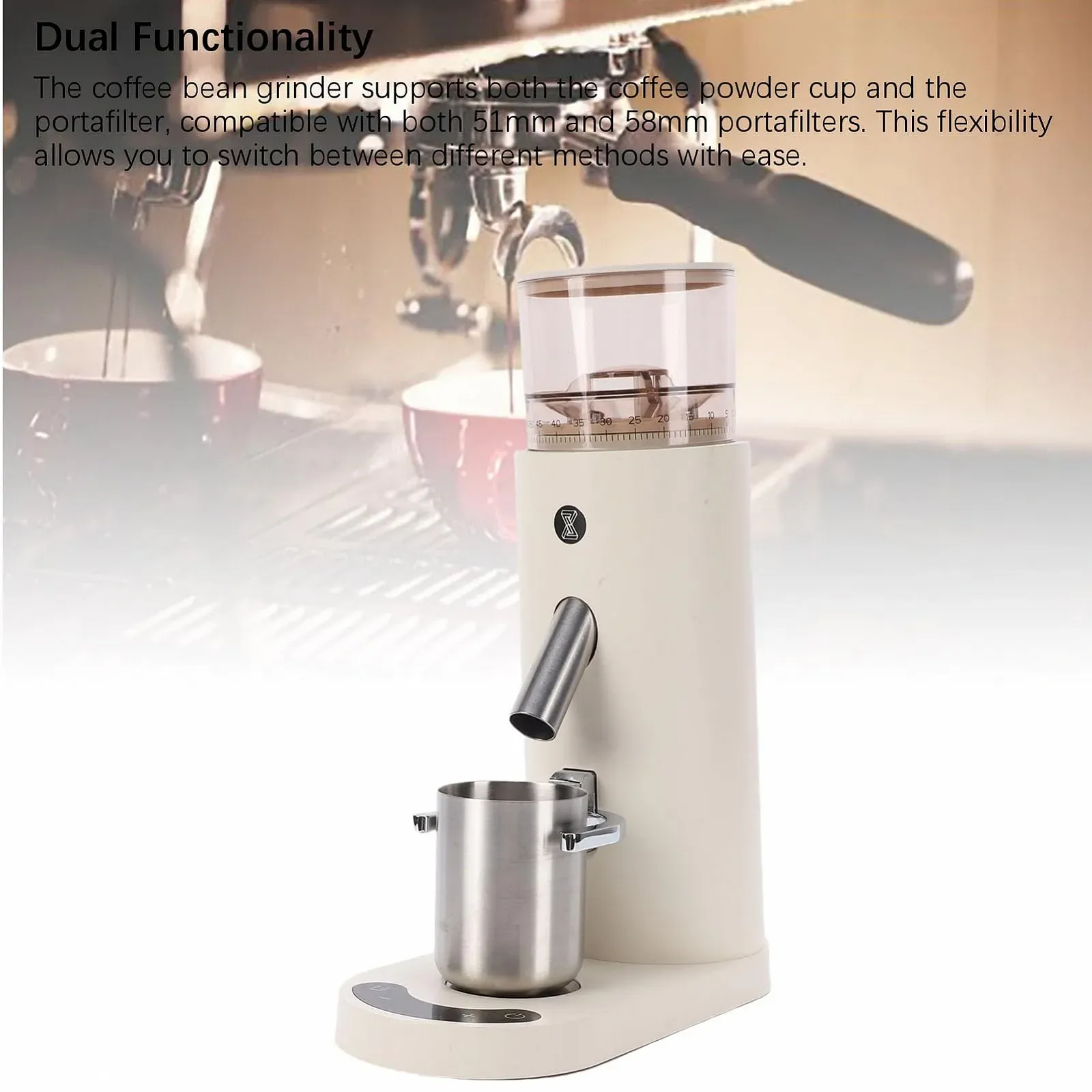 Электрическая кофемолка Fabater 685 Абрикос, фото №5