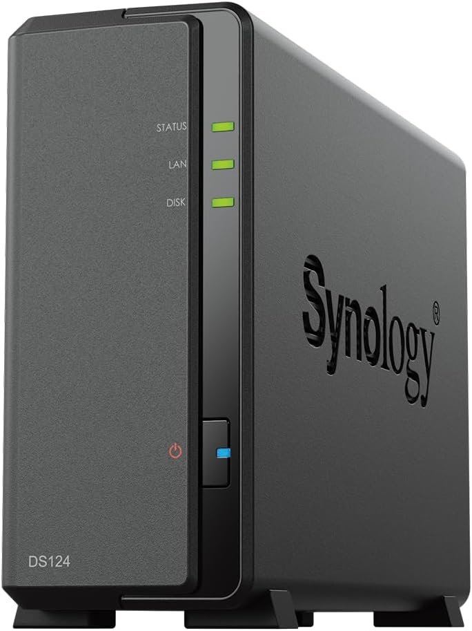 Мережеве сховище Synology DS124 Black, фото №1