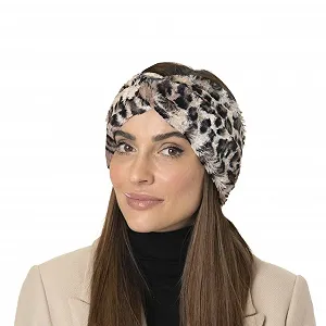 Повязка на голову Mayser Rita Leo из искусственного меха, женская synthetic.ua - Фото 1