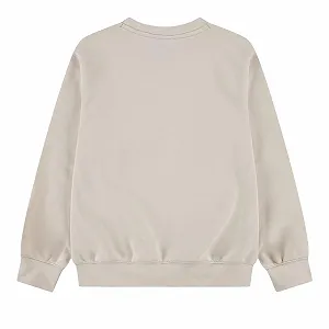 Світшот NIKE Jordan для дівчат Crew Neck MJ Brooklyn бежевий synthetic.ua - Фото 1