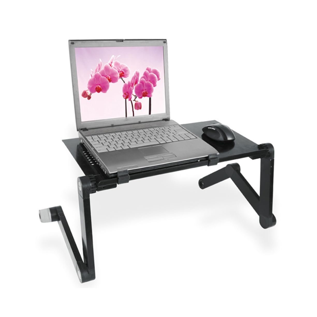Регульована по висоті підставка для ноутбука Алюмінієва з вентиляцією. Ергономічна портативна, фото №6