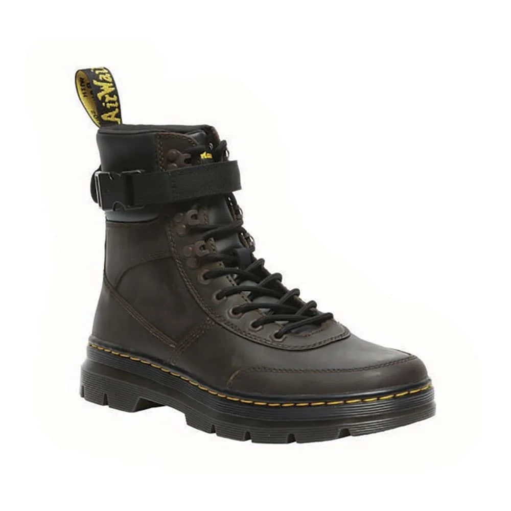 Черевики Dr. Martens Combs TECH Шкіра Чорний, фото №1