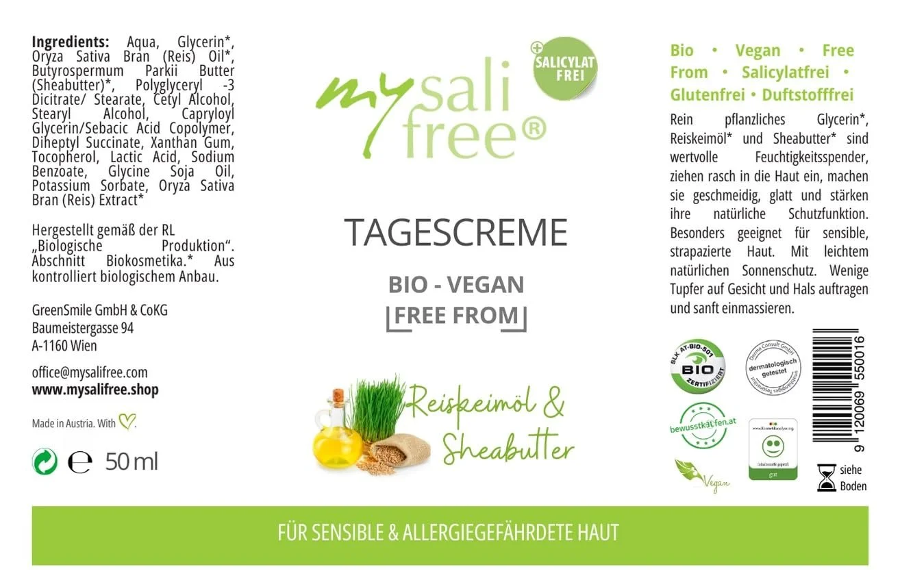 Денний крем Organic Nourishing & Hypoallergenic для чутливої шкіри 50 мл, фото №3