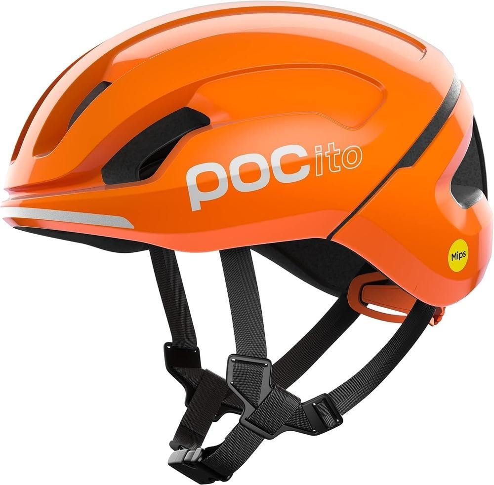Велосипедный Шлем POC POCito Omne MIPS Детский, MIPS, флуоресцентные цвета, фото №3