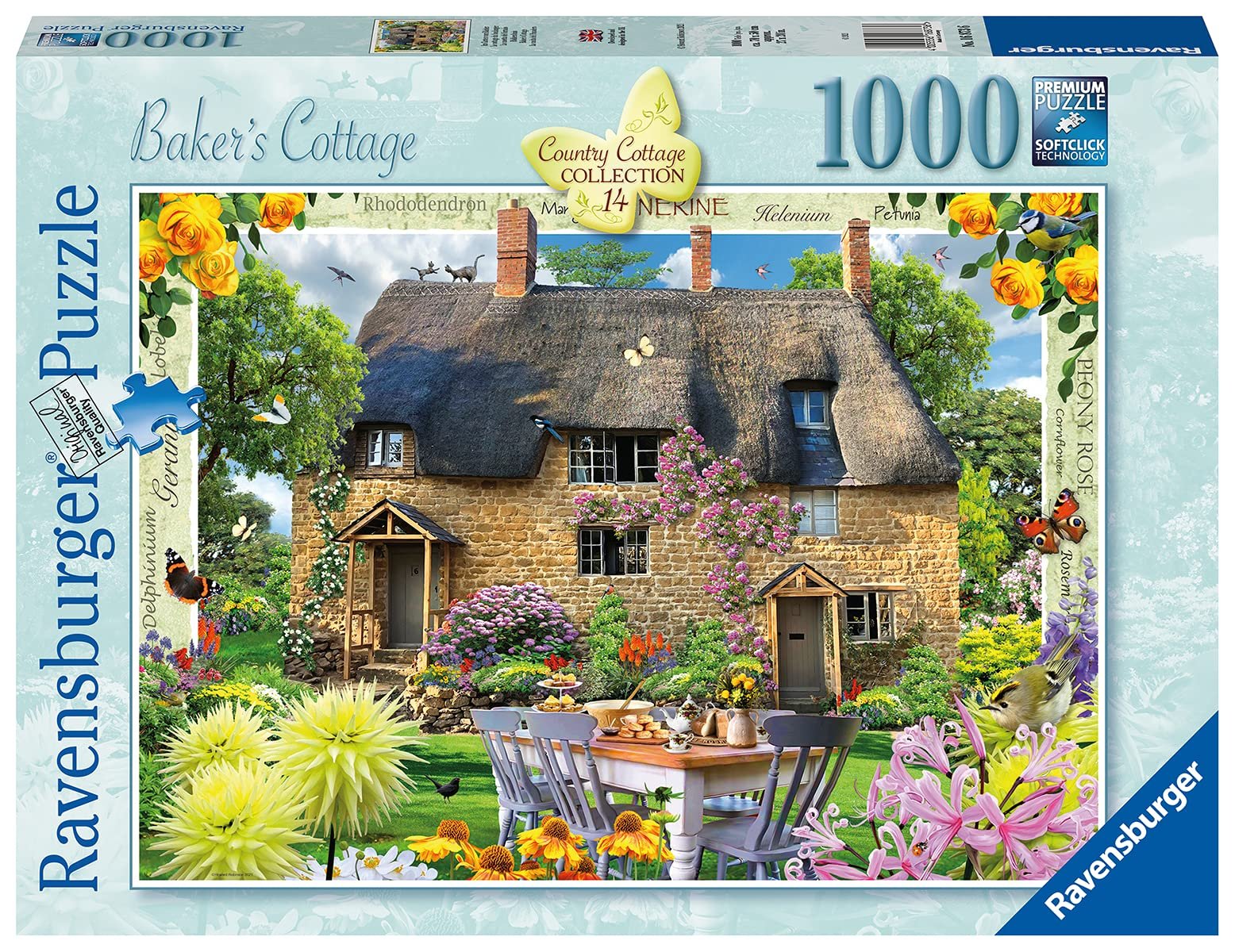 Пазл Ravensburger Country Cottage No.14 Baker's Cottage 1000 елементів, фото №1