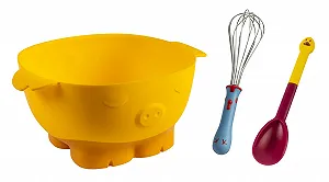 Купити Набір мисок KUHN RIKON Kinderkitchen Mix 3 шт з вінчиком та ложкою для дітей - Фото 1 Набір мисок KUHN RIKON Kinderkitchen Mix 3 шт з вінчиком та ложкою для дітей - Фото 1