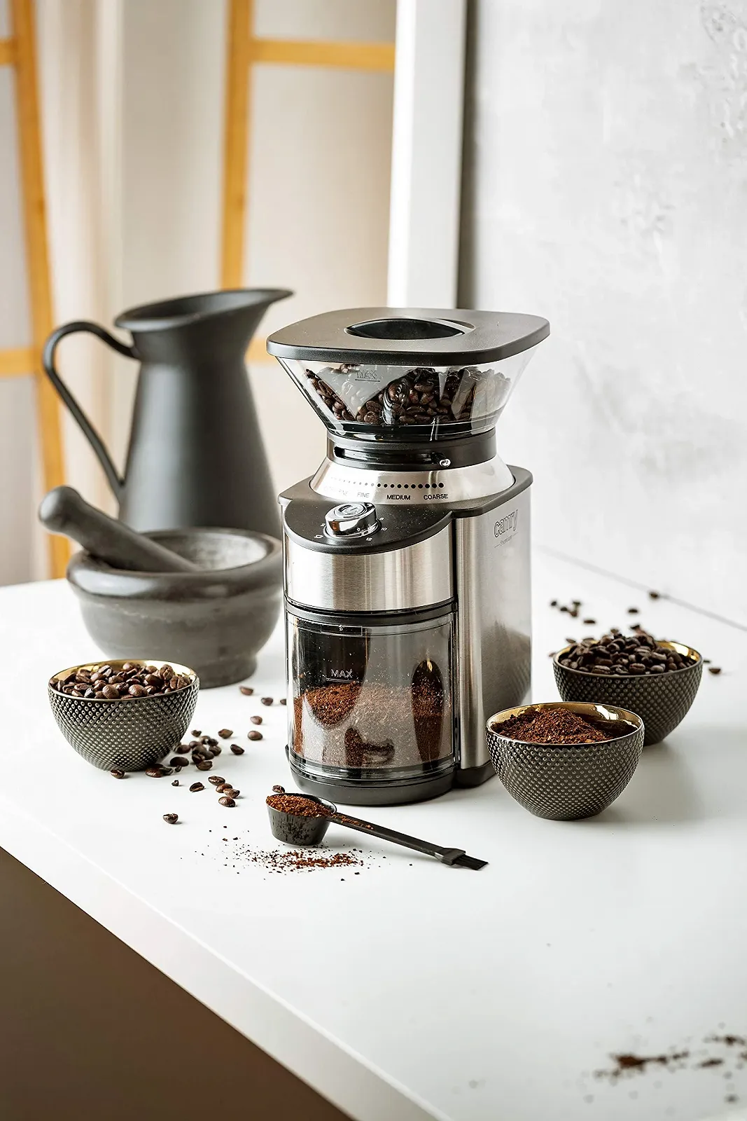 Кавомолка конічна Adler CAMRY 200 Вт потужність, місткість 12 чашок, фото №7 Кавомолка конічна Adler CAMRY 200 Вт потужність, місткість 12 чашок, фото №7