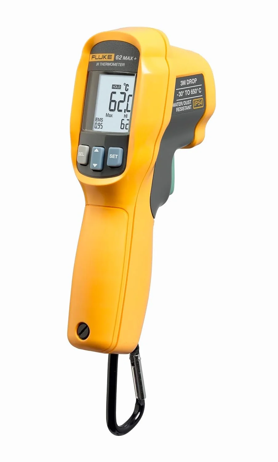 Інфрачервоний термометр Fluke 62 Max+ Жовтий, фото №1 Інфрачервоний термометр Fluke 62 Max+ Жовтий, фото №1