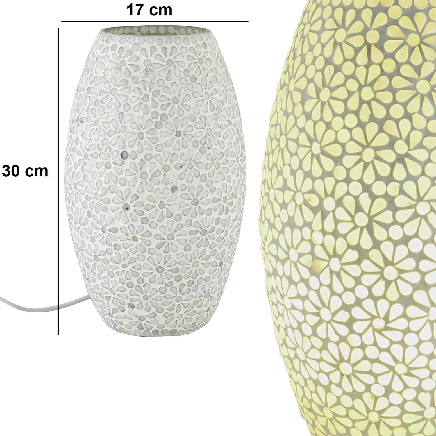 Настільна лампа Marrakech Boho Tiaga -1 Декоративна приліжкова 28 см Мозаїка E27, фото №5