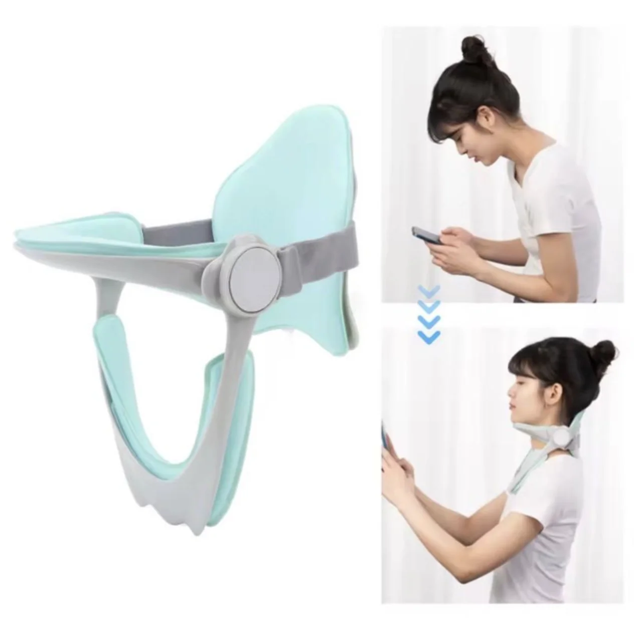 Фіксуючий шийний корсет-бандаж універсальний Premium 1 шт Сірий, фото №5 Фіксуючий шийний корсет-бандаж універсальний Premium 1 шт Сірий, фото №5