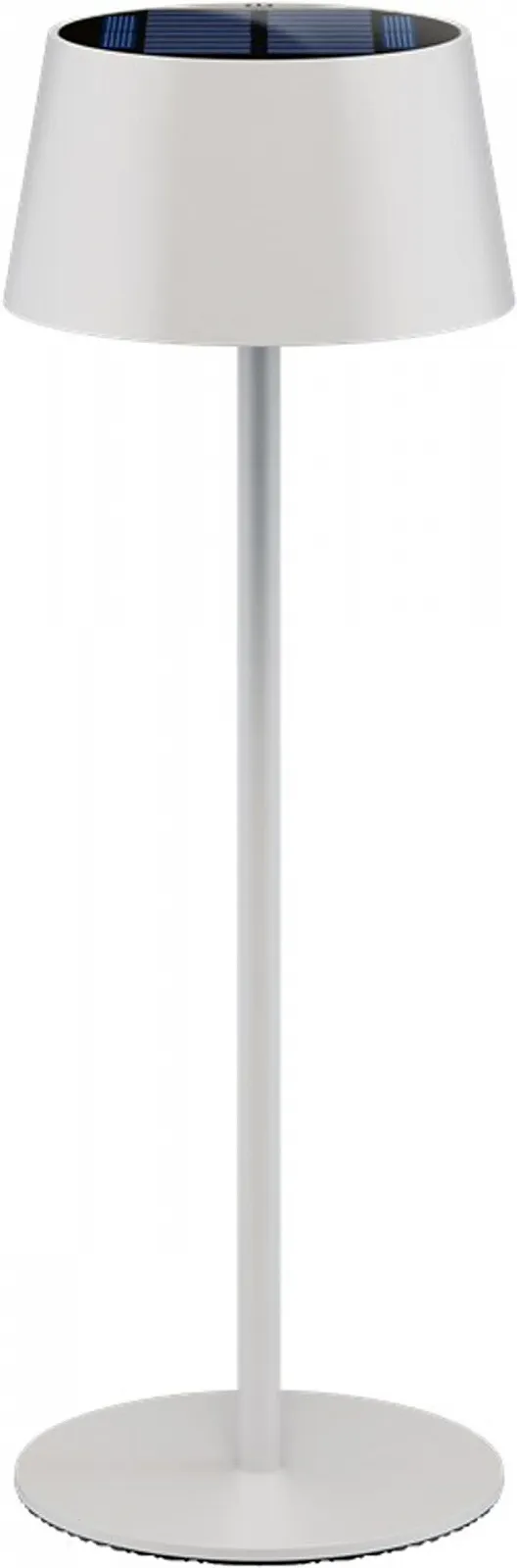 Настільна лампа goobay 73929 LED акумуляторна IP44 сенсорна безступінчасте димування USB-C Білий, фото №1