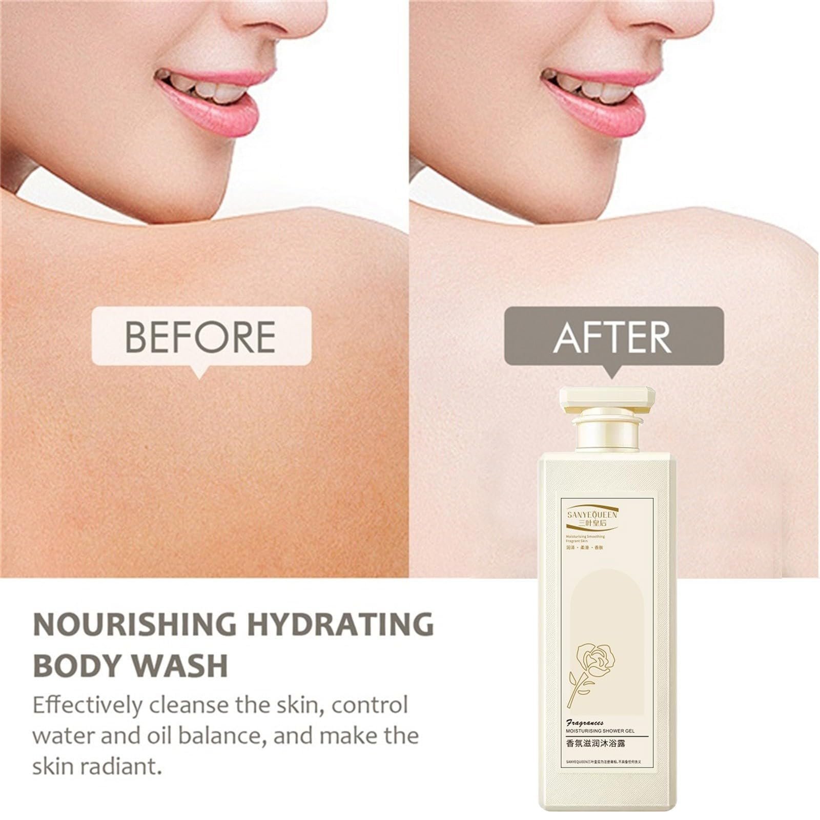 Гель для душу SanyeQueen Fragrant Парфумований Зволожуючий 300 мл, фото №4