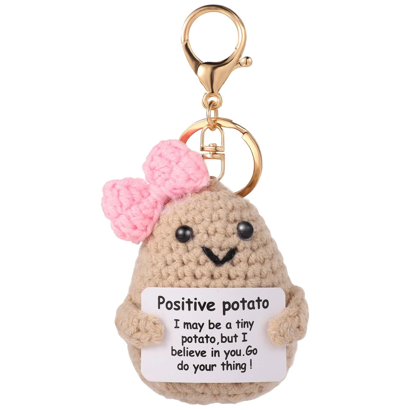 lasuroa Positive Potato 12,5 см Sweet Potato для емоційної підтримки з карткою натхнення, фото №1 lasuroa Positive Potato 12,5 см Sweet Potato для емоційної підтримки з карткою натхнення, фото №1