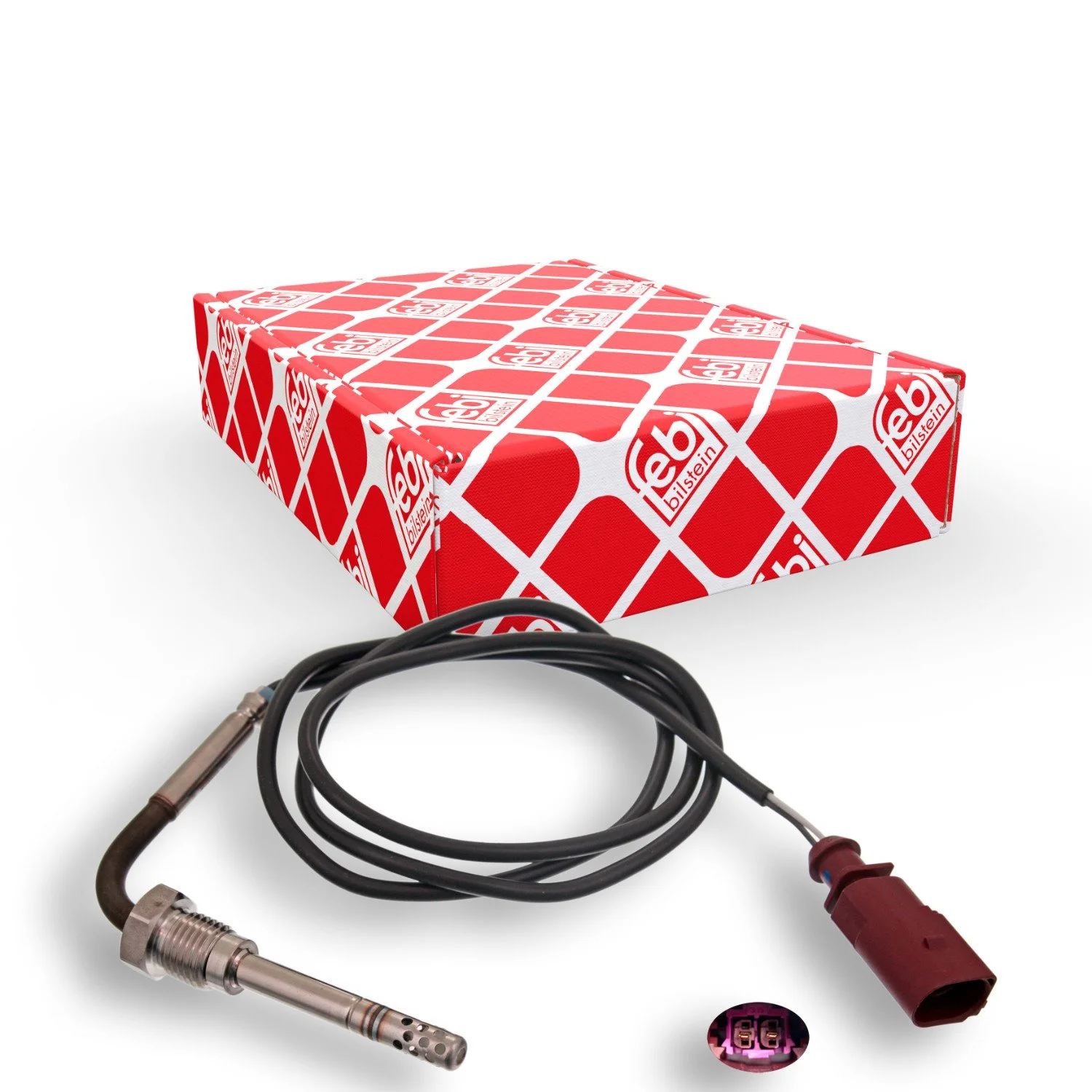 Датчик температури відпрацьованих газів FEBI BILSTEIN 49263 для AUDI VW перед сажовим фільтром, фото №1