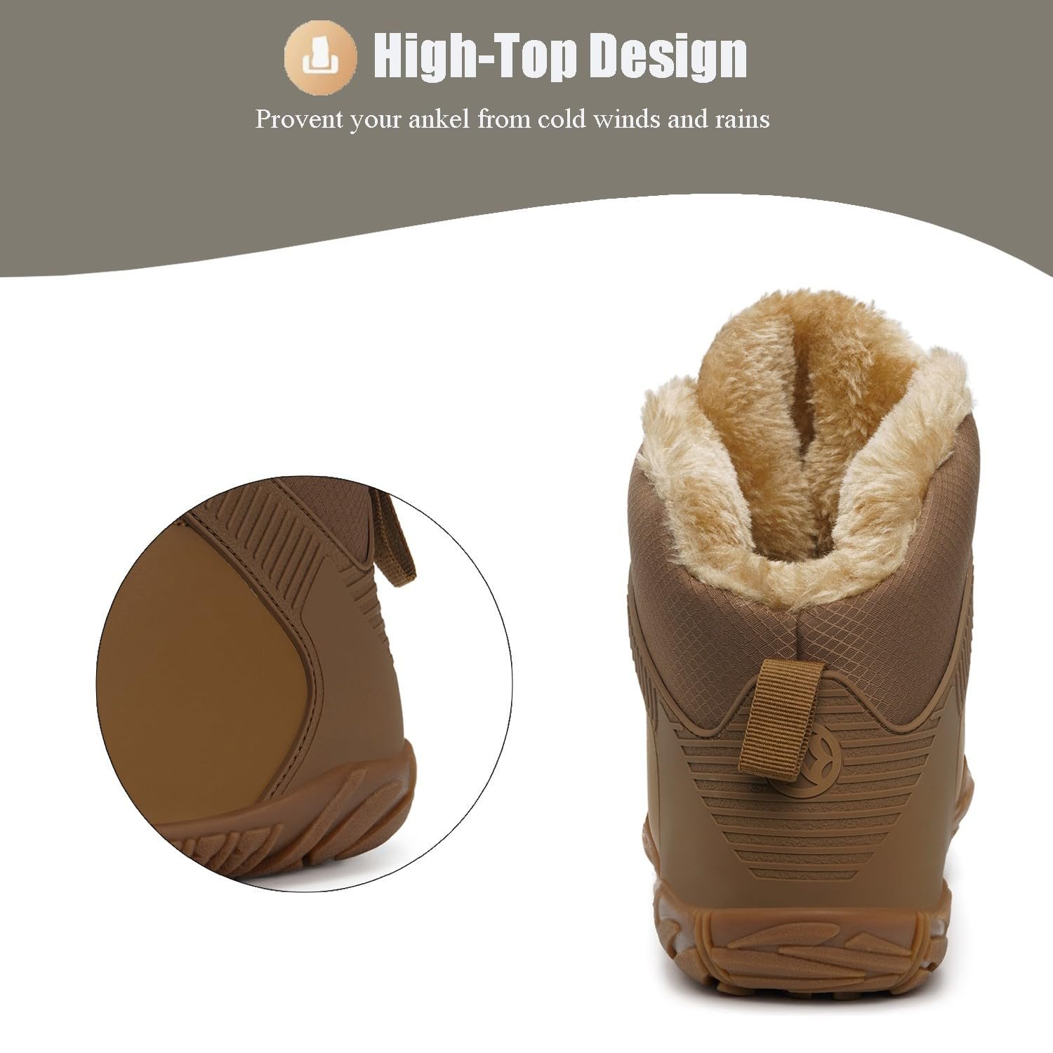 Чоловічі/Жіночі зимові черевики Sisttke Barfußschuhe, фото №5