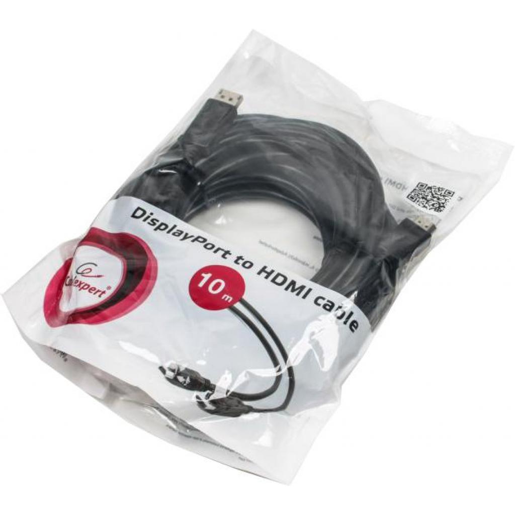 Кабели мультимедийные Cablexpert Display Port to HDMI 10.0m CC-DP-HDMI-10M, фото №4 Кабели мультимедийные Cablexpert Display Port to HDMI 10.0m CC-DP-HDMI-10M, фото №4