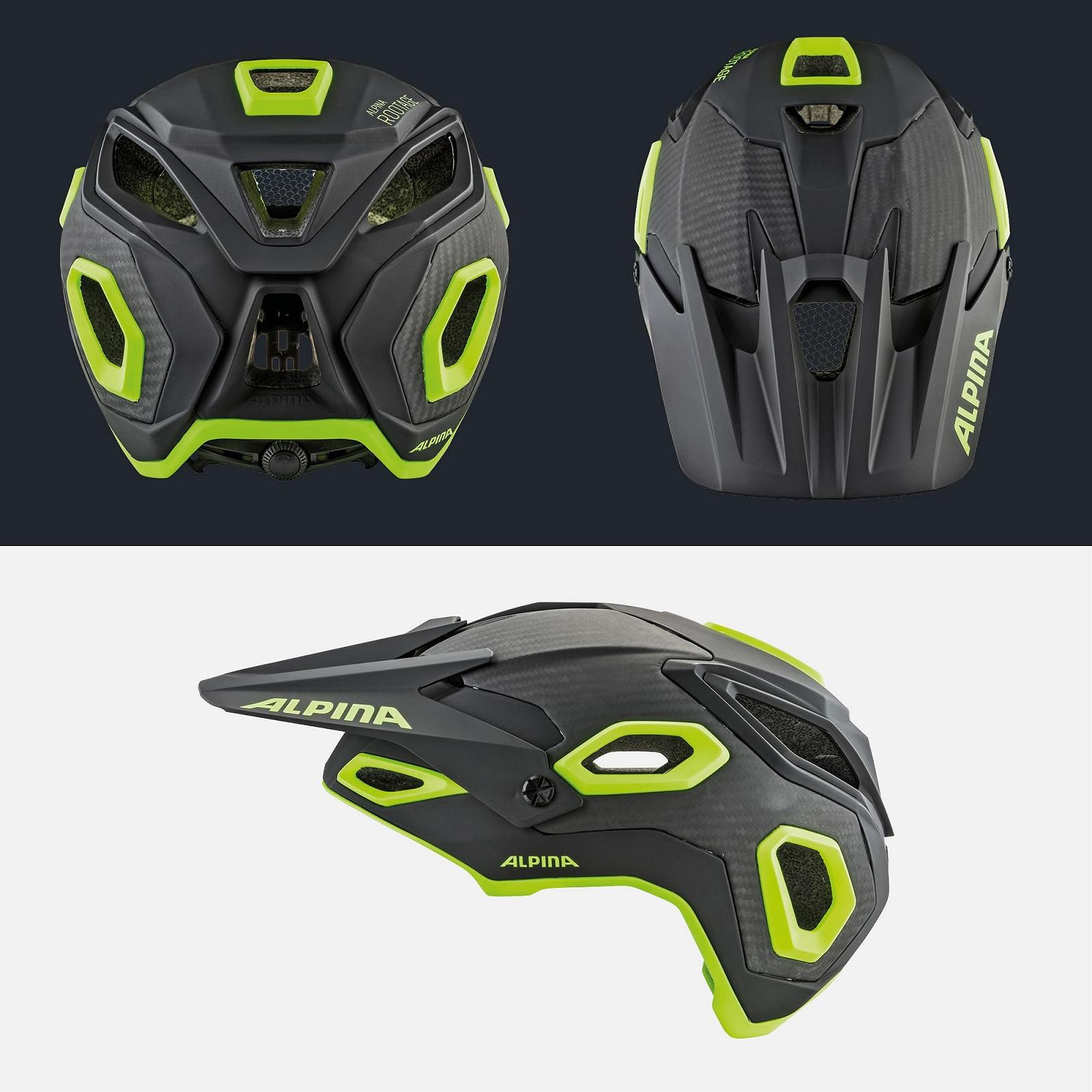 Шолом ALPINA Rootage Enduro & Trail, посилений карбоновим волокном, з охолоджуючими подушечками для дорослих, фото №4