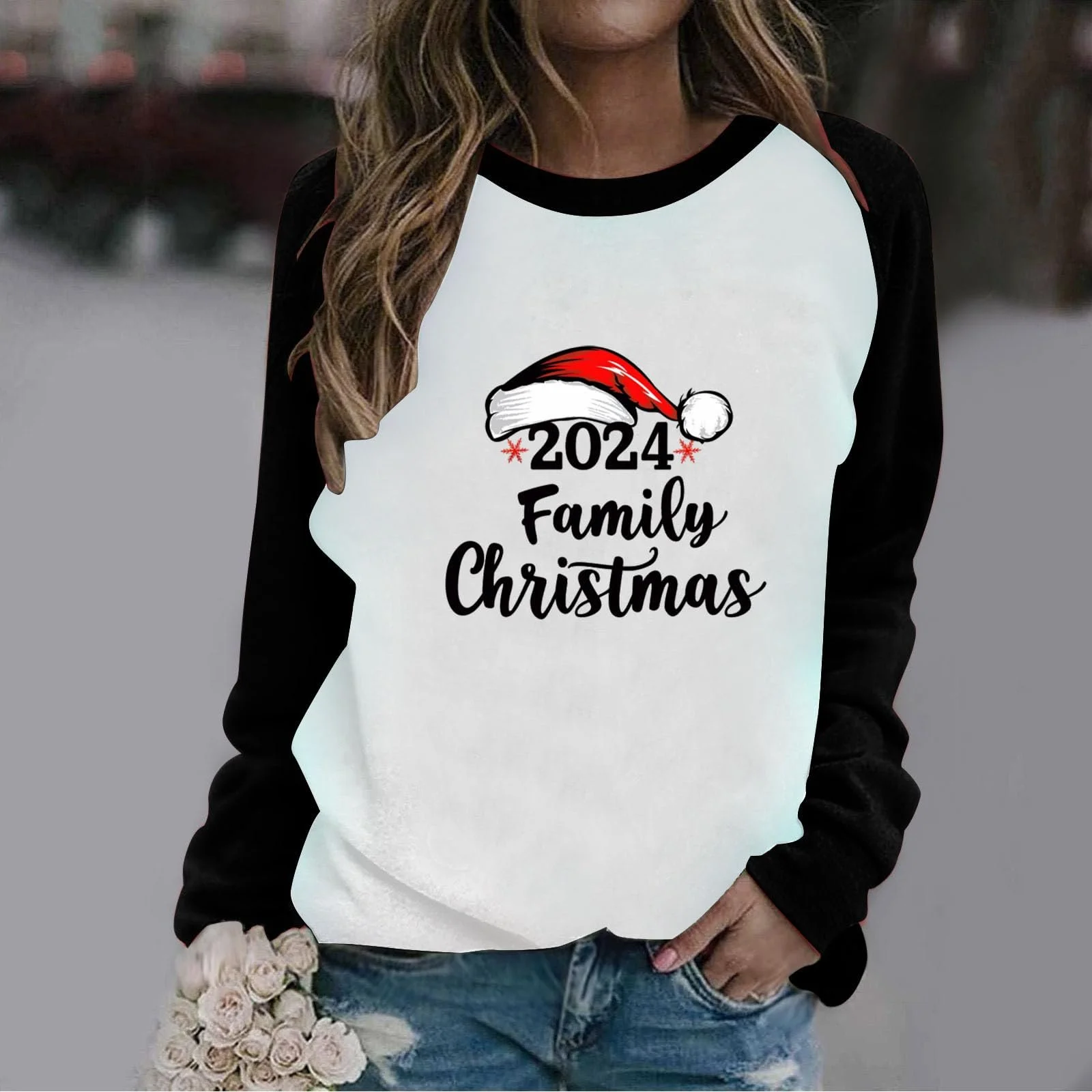 Женский свитшот Рождественский свитер Ugly Теплый Удобный Рождественский свитер Funny Graphic Casual Christmas Printed Crew Neck с длинными рукавами Футболка Свободный топ свитер Ugly, фото №2 Женский свитшот Рождественский свитер Ugly Теплый Удобный Рождественский свитер Funny Graphic Casual Christmas Printed Crew Neck с длинными рукавами Футболка Свободный топ свитер Ugly, фото №2