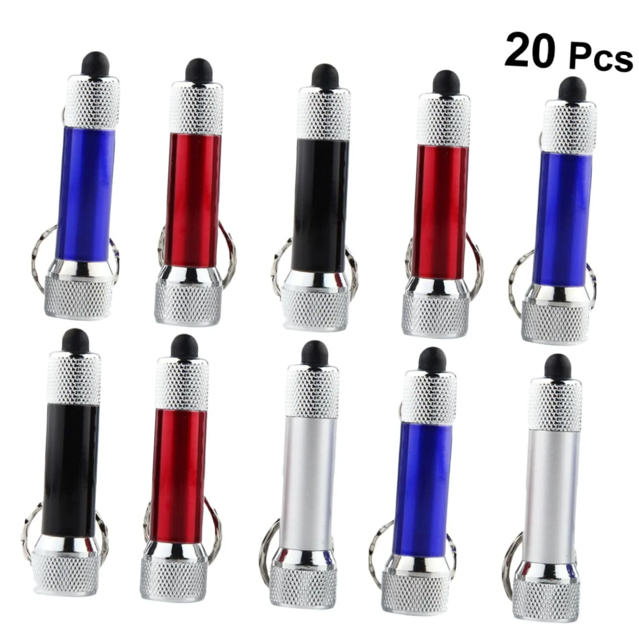 Міні-ліхтарик-брелок LED Homoyoyo, алюмінієвий сплав, 20 шт, фото №6 Міні-ліхтарик-брелок LED Homoyoyo, алюмінієвий сплав, 20 шт, фото №6