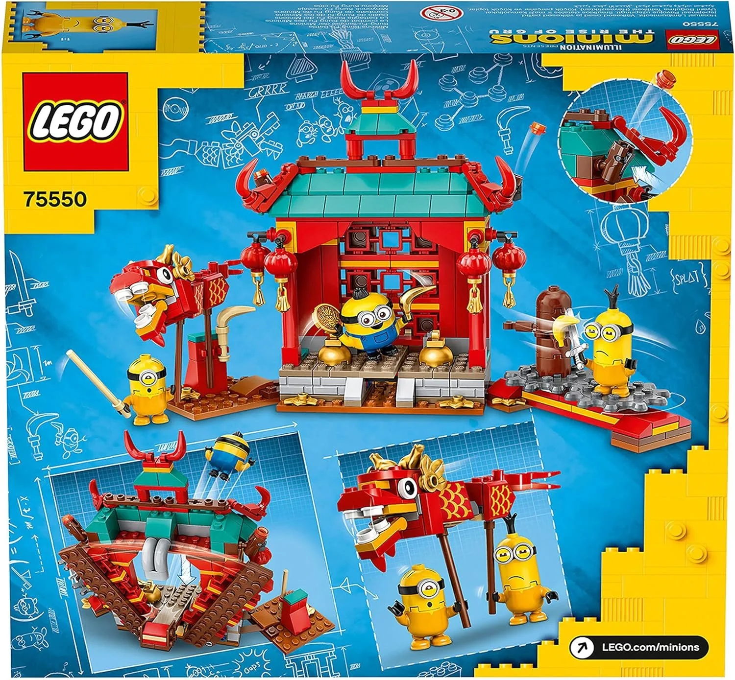 Конструктор LEGO Minions Бій міньйонів кунг-фу 75550 Кевін Стюарт Отто 310 шт, фото №7 Конструктор LEGO Minions Бій міньйонів кунг-фу 75550 Кевін Стюарт Отто 310 шт, фото №7