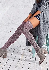 Женские гольфы выше колен synthetic.ua - Фото 1