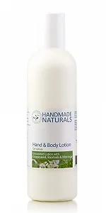 Лосьйон для рук/тіла Без запаху Handmade Naturals з оліями виноградних кісточок, баобаба та моринги - Фото 1