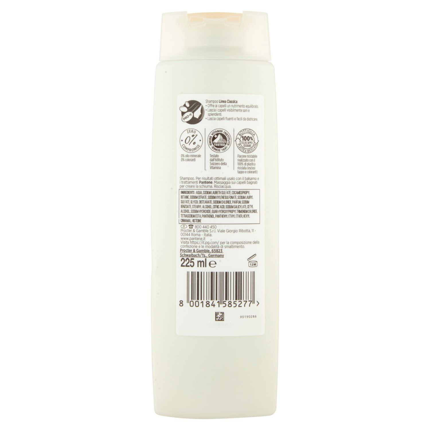 Шампунь Pantene Pro V Linea Classica 225 мл, фото №3