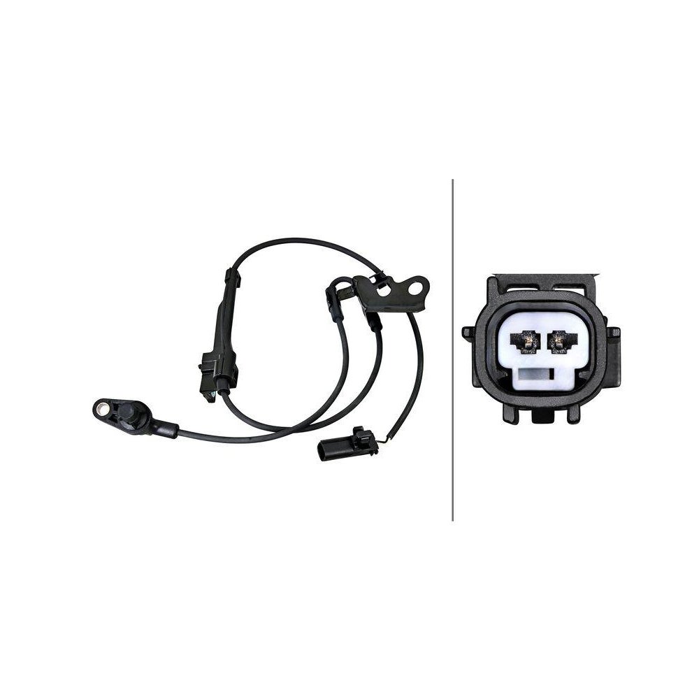 Датчик частоты вращения колеса HELLA 6PU 230 048-931 для TOYOTA, передняя ось справа, фото №1