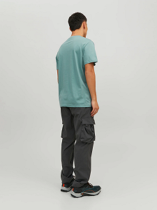 Футболка JCOHUNT TEE SS CREW NECK LN 12228391-Trellis Jack&Jones Блакитний XL synthetic.ua - Фото 1