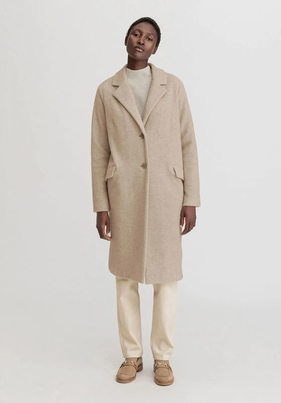 Пальто hessnatur Wollfleece Regular з органічної мериносової вовни з органічною бавовною, фото №7 Пальто hessnatur Wollfleece Regular з органічної мериносової вовни з органічною бавовною, фото №7