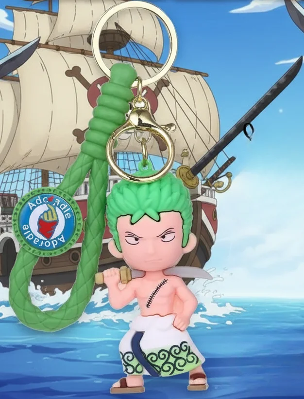 Брелок One piece Zoro Roronoa для ключів, 7,5 см, фото №2