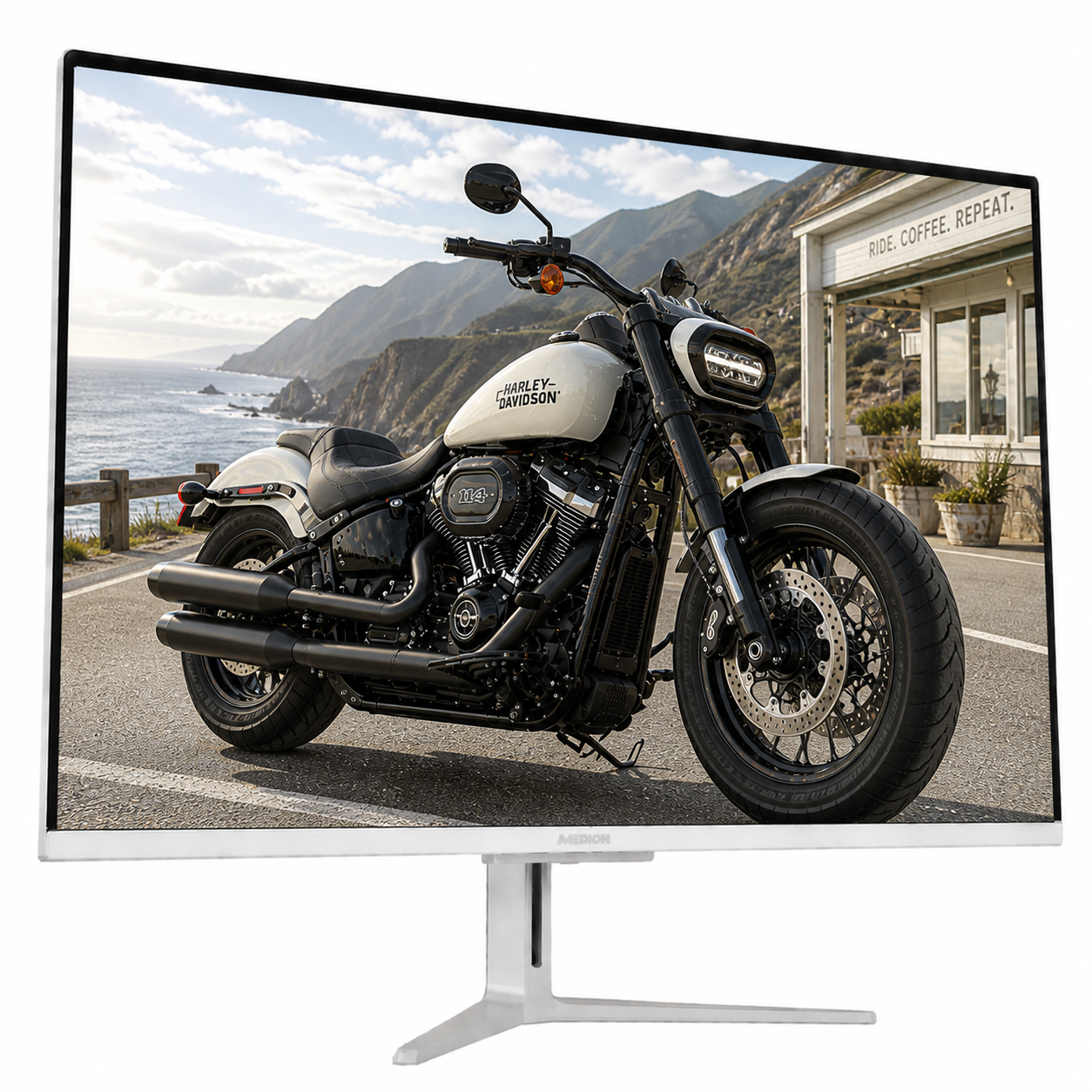 Моноблок 27" Medion (Lenovo Group) Akoya E27403 | Intel Core i5-1035G1 | IPS (1920x1080) FullHD | RAM 8 ГБ | SSD 256 ГБ | Intel UHD Graphics | Wi-Fi 5 | Bluetooth 5.0 | Тонкий корпус | Win11 (5199), фото №2