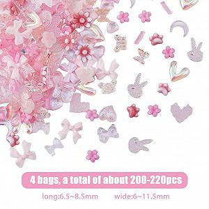 Кабошони для нігтів Квітка Троянда Камелія Місяць Прикраса synthetic.ua - Фото 1