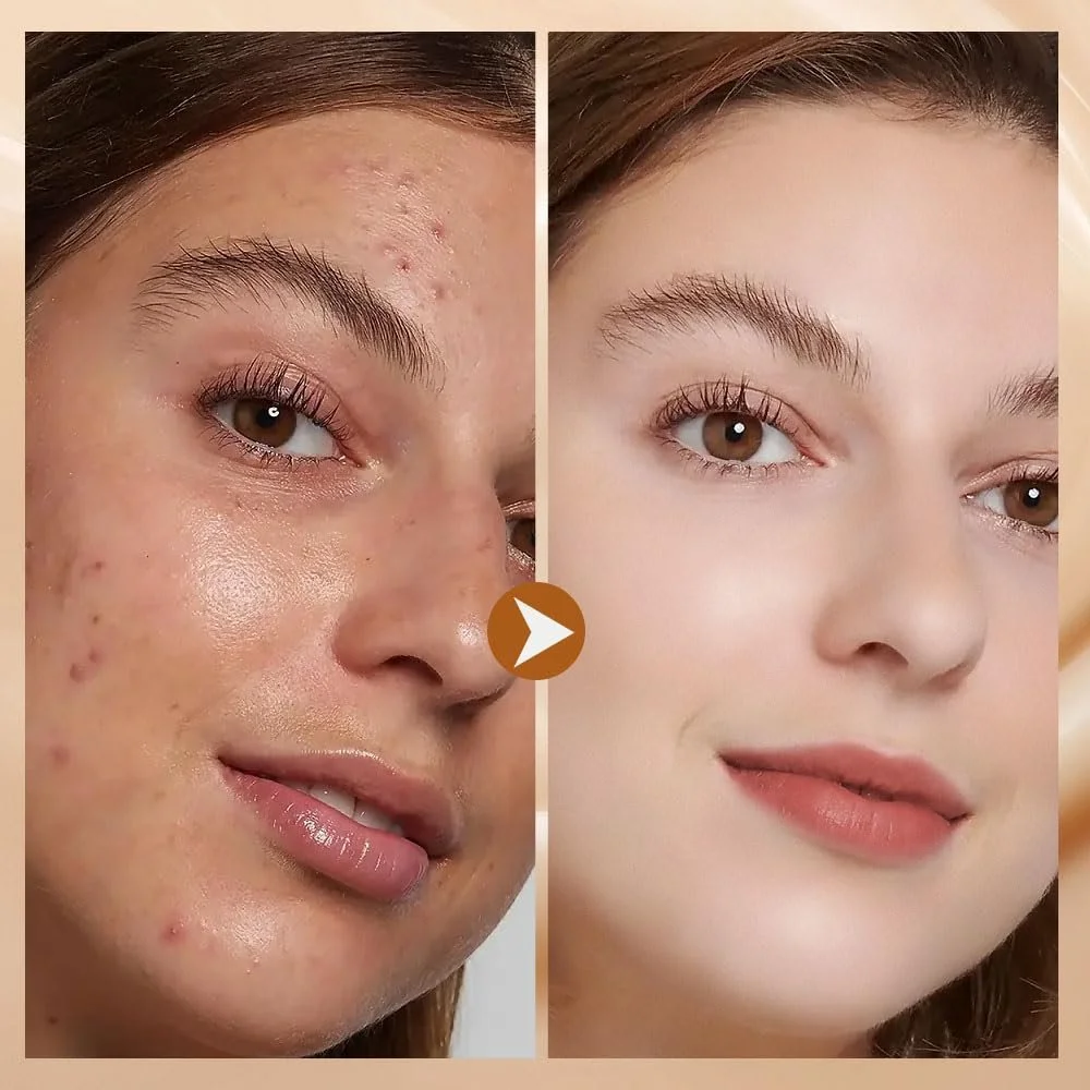 Консилер Tri-Colour Палетка консилерів Повне покриття Корегує темні кола Червоні плями Шрами Матовий (2 шт.), фото №3