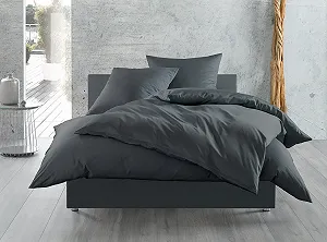 Постельное белье Mako Satin Хлопок Однотонное Комбинированное synthetic.ua - Фото 1