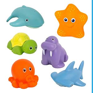 Игрушка для ванны Squirters Набор 6 штук - Фото 1