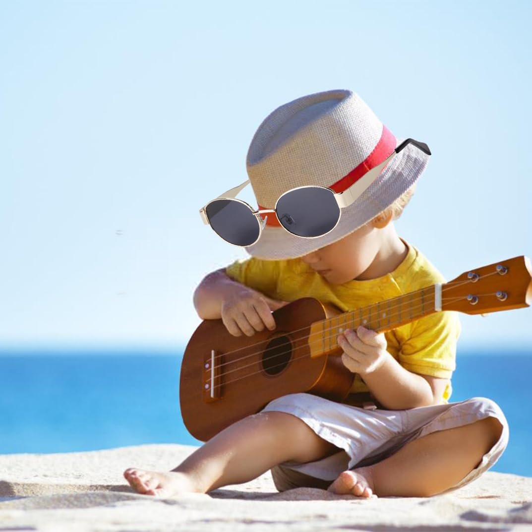 Сонцезахисні окуляри Retro Rectangular Bustlwor Квадратні Gold grey, фото №5