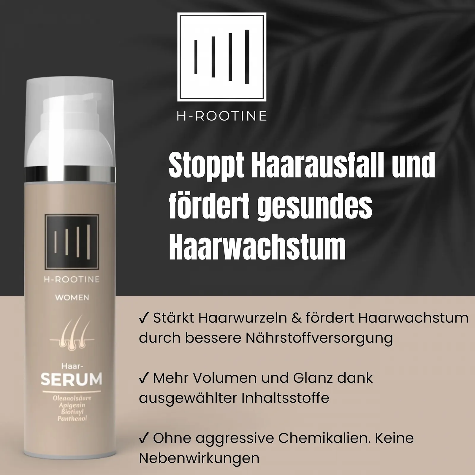 Сироватка для росту волосся H-ROOTINE для жінок 75 мл, фото №3
