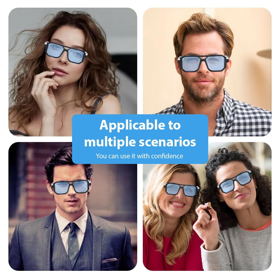 Сонцезахисні Окуляри HAZMA Ретро Aviator Квадратні, фото №6