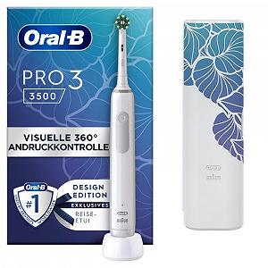 Електрична зубна щітка Oral-B PRO 3 3500 Біла - Фото 1