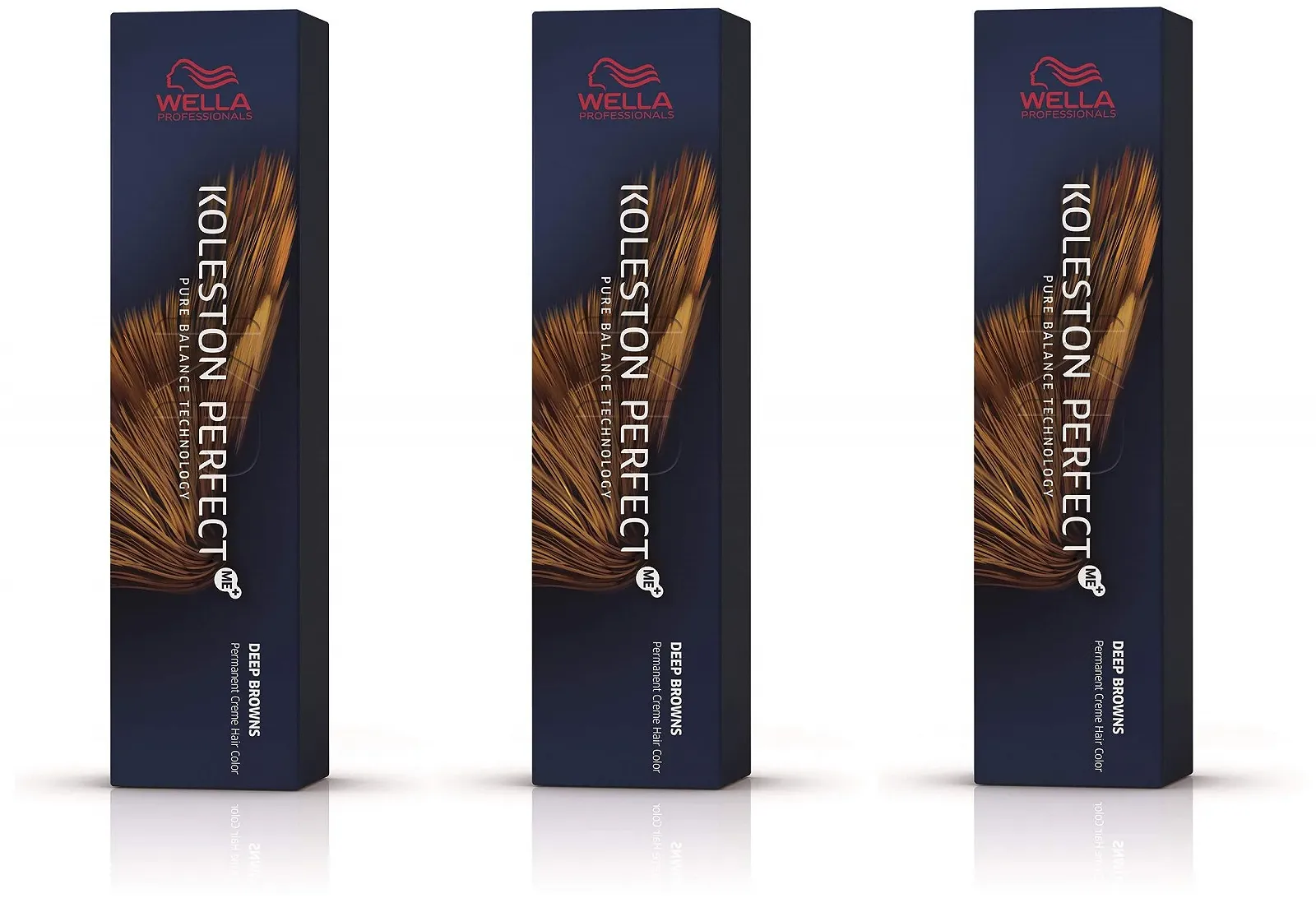Фарба для волосся Wella Professionals Koleston Perfect ME KP Deep Brown 5/75 Світло-коричневий/Червоне дерево (3 шт. в упаковці), фото №1 Фарба для волосся Wella Professionals Koleston Perfect ME KP Deep Brown 5/75 Світло-коричневий/Червоне дерево (3 шт. в упаковці), фото №1