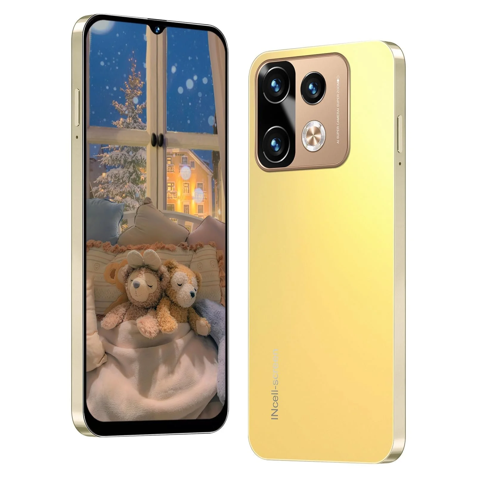 Смартфон Note40pro 3GB + 32GB 6.3 дюйма HD+ 4300 мАч Gold, фото №1