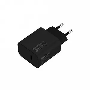Зарядное устройство ColorWay Power Delivery Port USB Type-C 20W V2 black (CW-CHS026PD-BK) - Фото 1